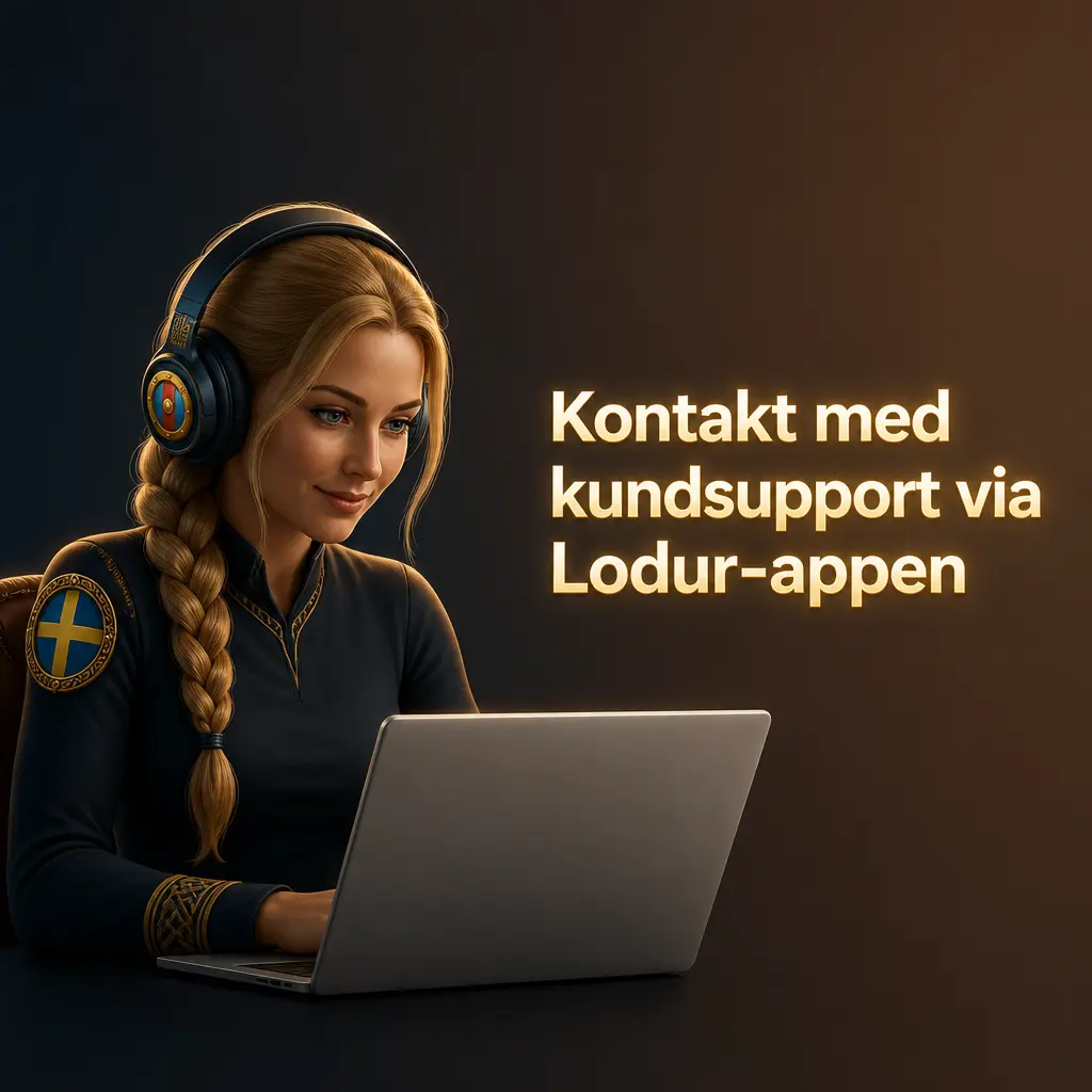 Kundsupport i Lodur-appen