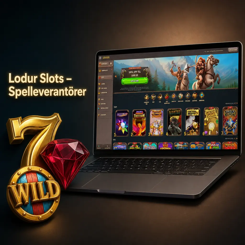Lodur Slots spelleverantörer logotyper