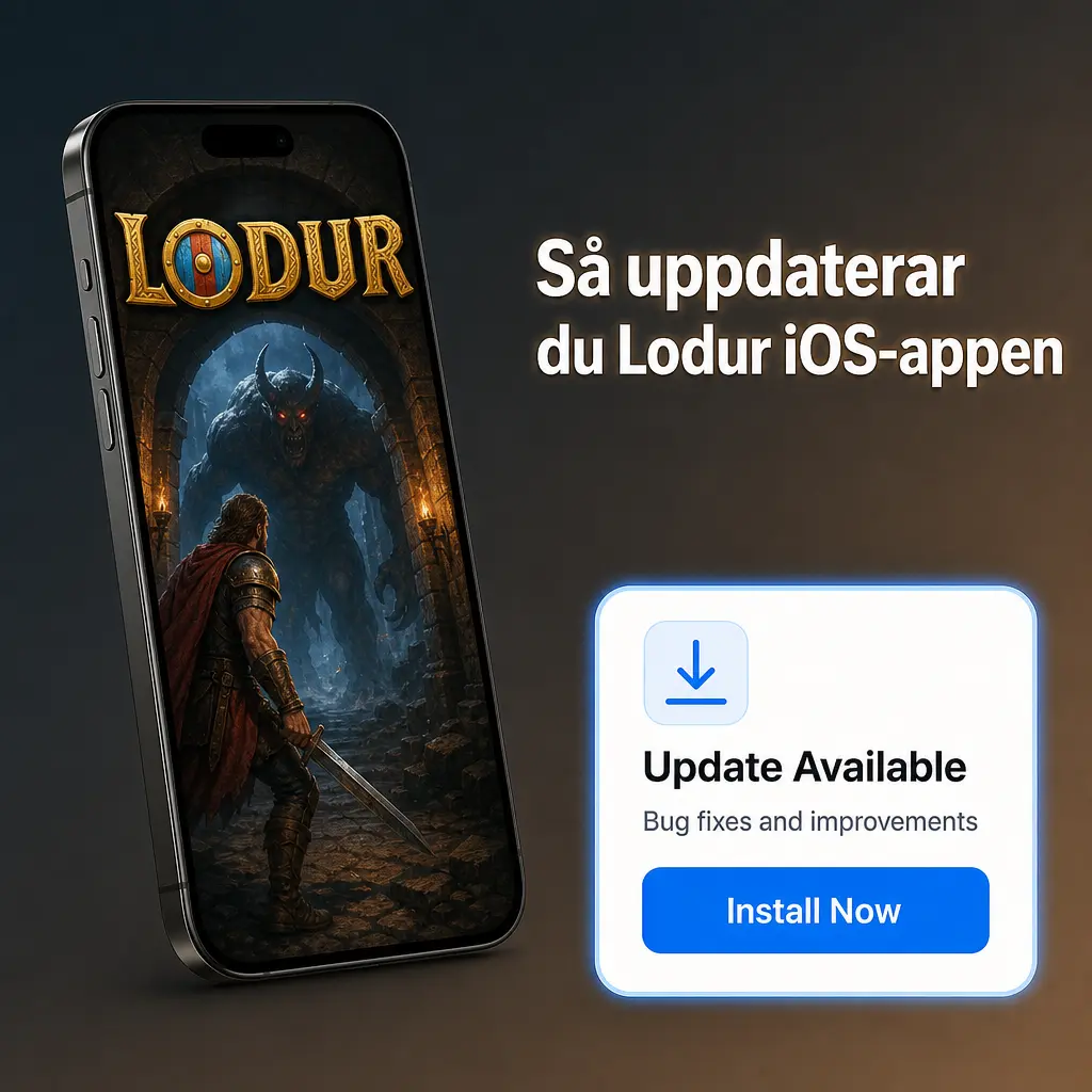 Uppdatering av Lodur iOS-appen