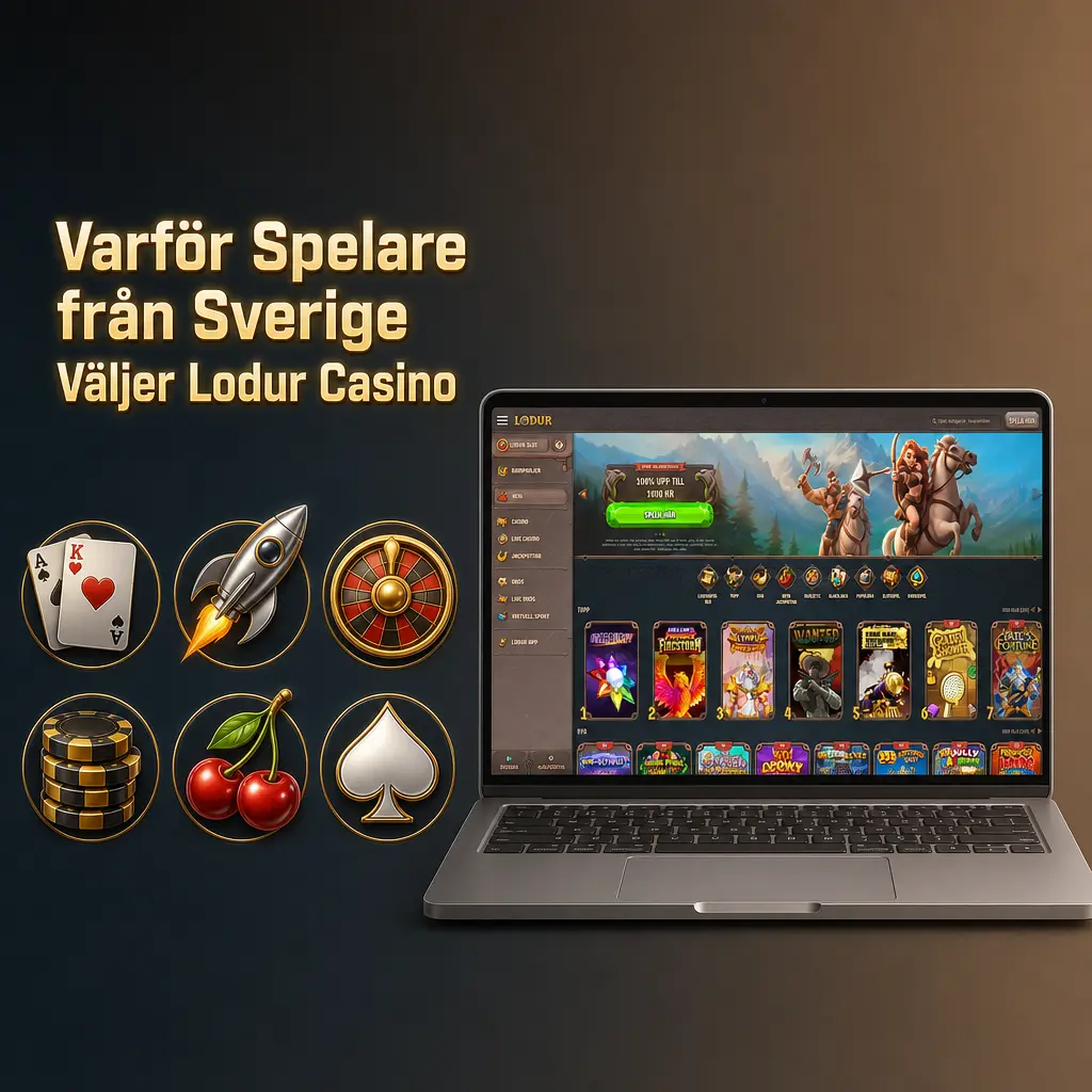 Lodur Casino plattform för svenska spelare